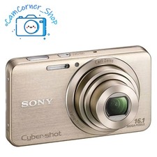 Sony Cyber-shot DSC-W630 16.1MP Digital Camera 5x Zoom Optical SteadyShot Gold