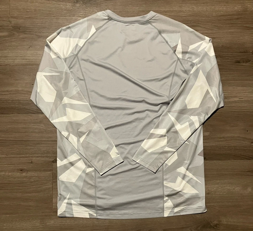 Klim Aggressor 1.0 Cool Long Sleeve Shirt Men’s Size 2XL White Gray Lightweight - Image 2 of 4