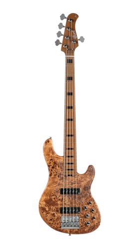 Cort GBMODERN5OPVN GB Series Modern 5 String Bass Guitar. Open Pore Vintage