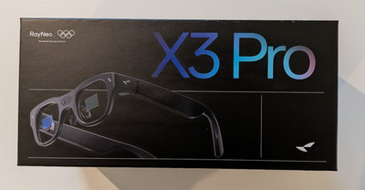 TCL RayNeo X3 Pro AI AR Smart Glasses MicroLED Snapdragon 6000nit -Brand New