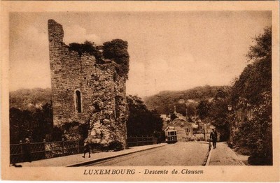 CPA LUXEMBOURG Descente de Clausen LUXEMBURG (803717)