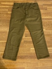 Vintage 1970s Sears Perma-Press Brown Pants 30x29 Scovil Zipper USA