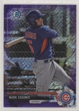 2017 Bowman Chrome Prospects Purple Shimmer Refractor Mark Zagunis #BCP233 09wc
