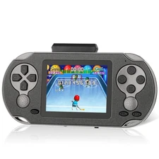 16 Bit Handheld Game Console, 230 Retro Games, 3 Screen, USB Rechargeable