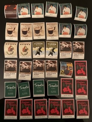 Lot Of 39 Starbucks Coffee Passport Sticker Stamps | eBay