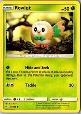 Rowlet 17/236 Common Cosmic Eclipse Lightly Played Pokemon Card Starter on eBay