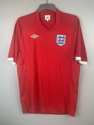 England Auswärts Fußball Trikot 2010/11 Erwachsene Large Umbro Größe 42