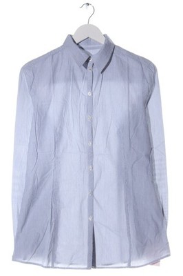 CINQUE Langarmhemd Damen Hemd Gr. DE 38 blau-weiß Business-Look