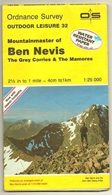 Mountainmaster of Ben Nevis - The Grey C... by Ordnance Survey Sheet map, folded