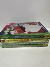 4 Sesame St DVDs- Elmo, Cookie Monster. Potty Training.