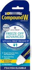 Compound W Freeze Off Advanced Wart Remover Accu Freeze 15 Treat Exp 01/2027+