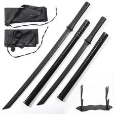 RTCT Katana Sword Polypropylene Training Samurai Sword 2-Piece Set with Displ...