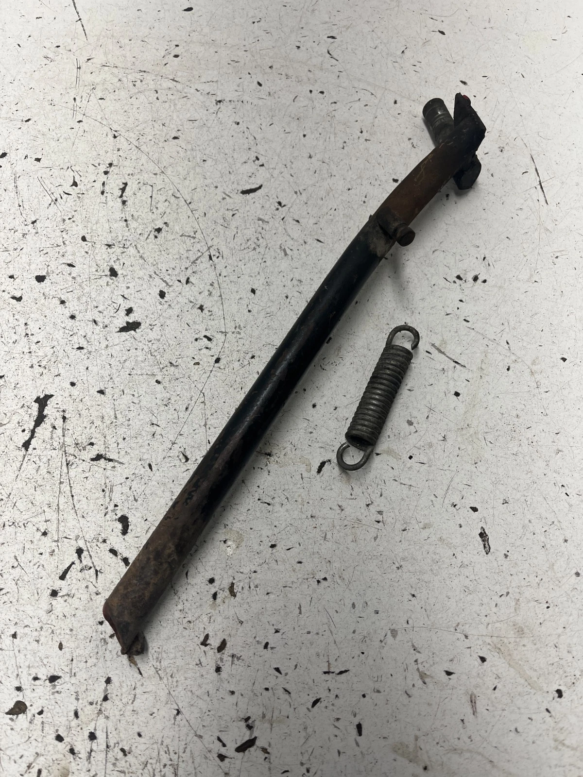 74 1974 Harley Davidson SR100 Sr 100 Baja OEM Kickstand Kick Stand Arm Leg Peg