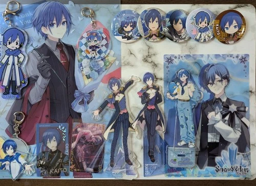 Project Sekai KAITO Acrylic Stand Badge Set Japan #2264