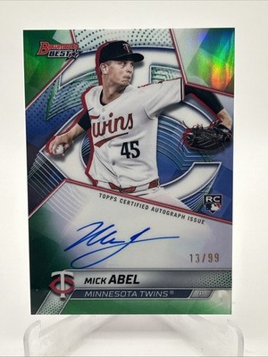 2025 Topps Bowman's Best Mick Abel Twins Autograph #B25-MA 50/99