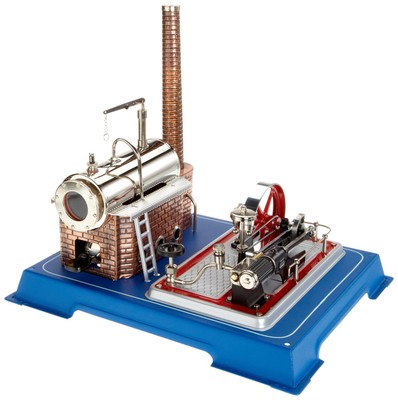 Wilesco 16 - Dampfmaschine D16 250 ml Kesselinhalt, inkl. Sicherheits-Ventil und