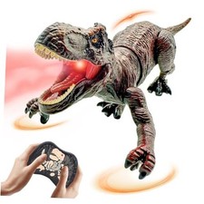 Remote Control Dinosaur Toys for Kids 3-5, 5-7, 8-12, 10-12, Electronic Brown