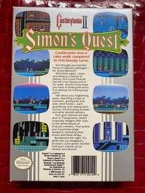 Castlevania II: Simon's Quest (Nintendo Entertainment System, 1988) CIB NES