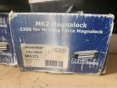 Securitron Assa Abloy 1200LB. Magnalock M62 Electromagnetic Door Lock Open Box