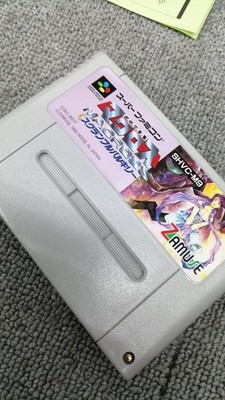 Trader Games - CHOUJIKUU YOUSAI MACROSS SCRAMBLE VALKYRIE SUPER FAMICOM Sfc Ntsc Jpn Complete With Reg Card Good Condition Overall 4943643737017