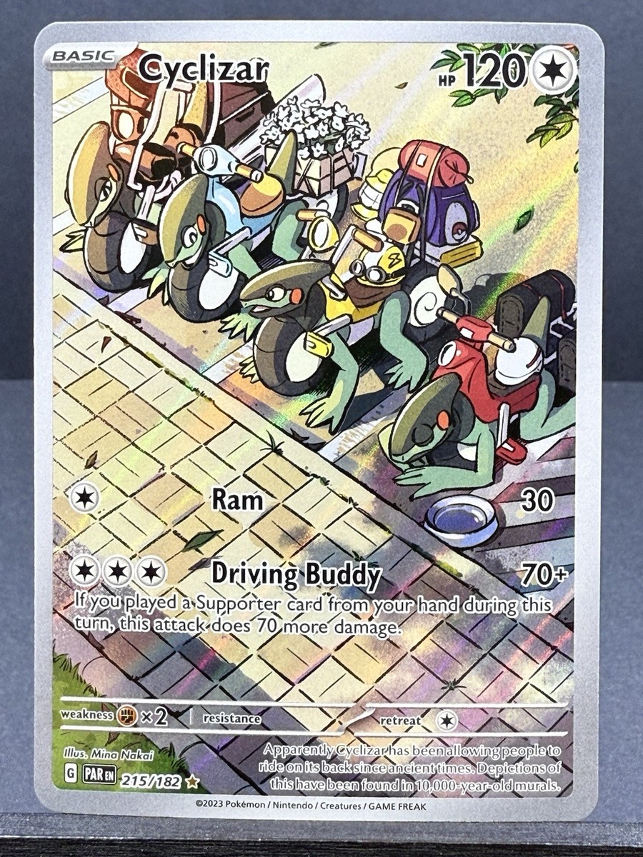 CYCLIZAR 215/182 ILLUSTRATION RARE PARADOX RIFT SV04 POKEMON NEAR
