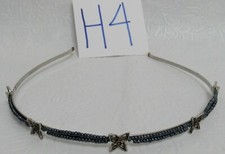 Butterfly Metal Headband with Beads New