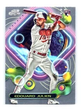 2023 Topps Cosmic Chrome #171 Edouard Julien Rookie Twins Mint