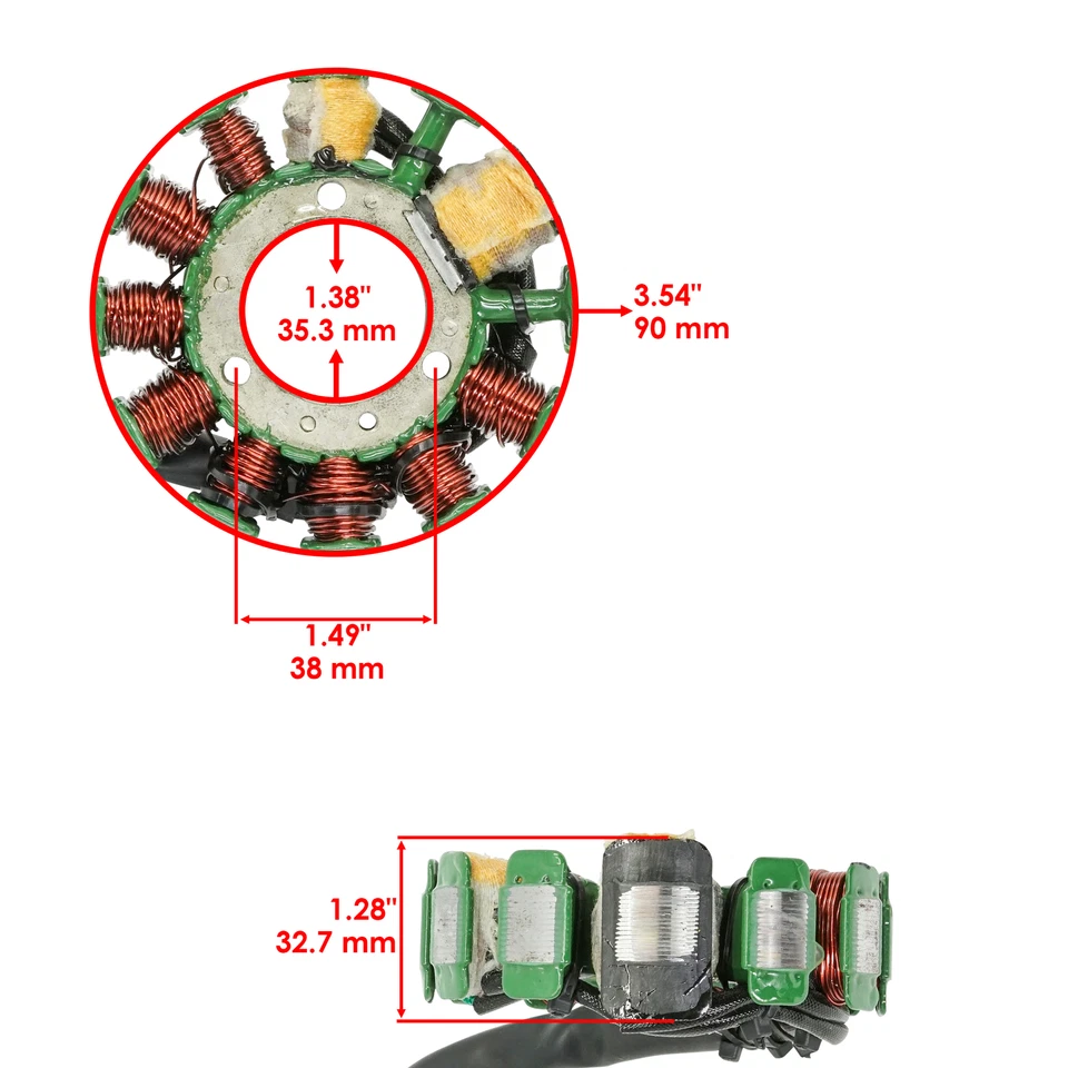 Stator for Arctic Cat ZRt800 ZRt 800 1995 1996 1997-1999 / Pantera 800 1998 1999 - Image 2 of 4