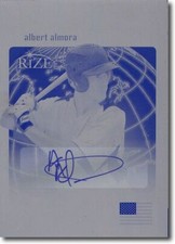 ALBERT ALMORA 2012 Rize Rookie Autograph Press Plate WORLD CLASS RC Auto 1/1