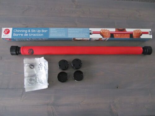 Padded Chin Up Sit Bar Bally Total Fitness Telescoping Bar Chinning - Picture 1 of 4
