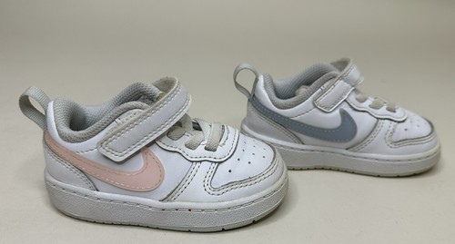 Niños Nike Infante Niño Pequeño Talla 5C Corte Borough Bajo 2 Tenis Zapatos DD3021-100 - Imagen 3 de 6