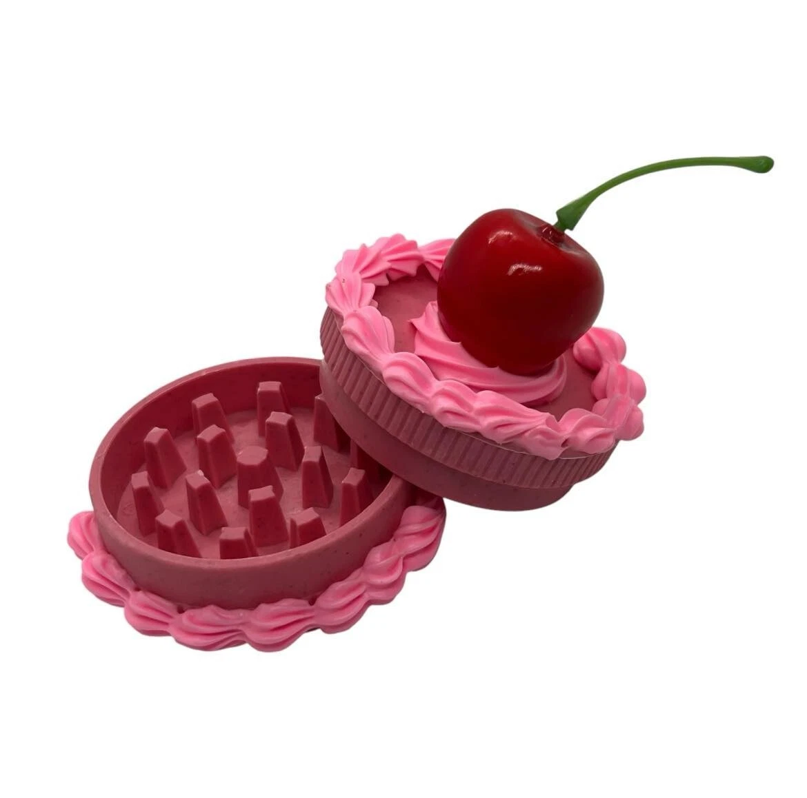 PINK CHERRY CAKE GRINDER mini HERB tobacco PORTABLE crusher SPICE mill
Opens in a new window or tab