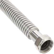 3/4" FIP x 3/4" FIP - 18 inch Stainless Steel Corrugated Water Heater Connector