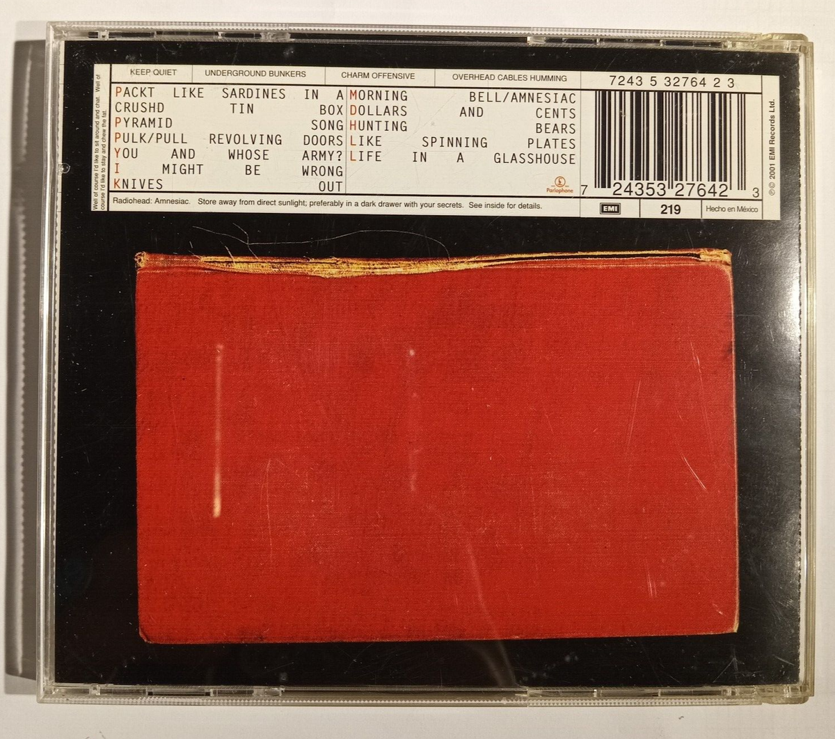 RADIOHEAD - AMNESIAC - 2001 MEXICAN CD ALBUM, ALTERNATIVE | eBay
