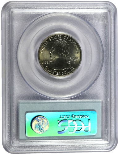 2005-P PCGS MS67 Minnesota DDR-004 Satin Extra Tree Washington State Quarter - Picture 2 of 3