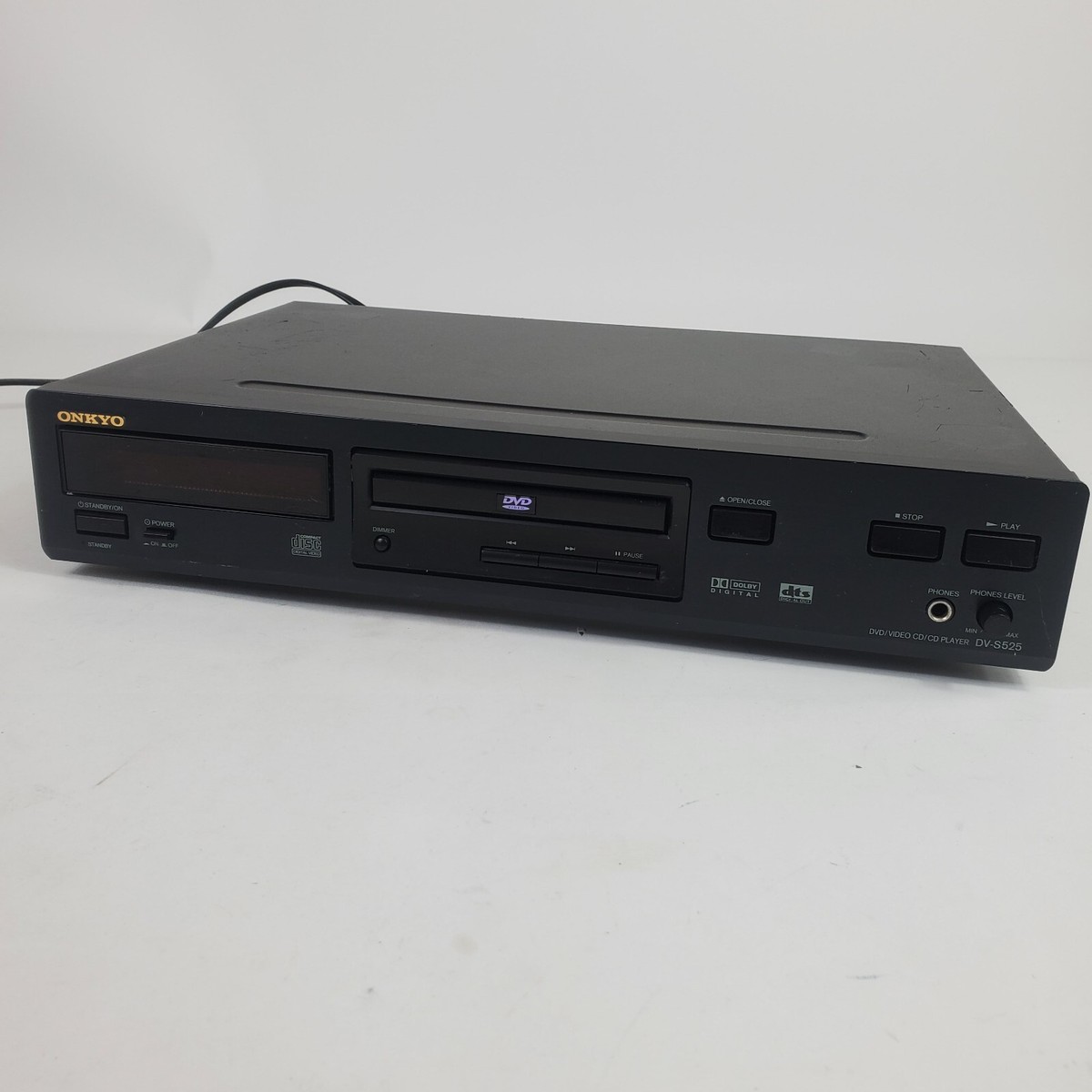 Vintage ONKYO DV-S525 DVD/CD Player - Made in Japan No Remote Lens