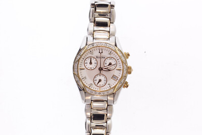 bulova ladies chronograph watch