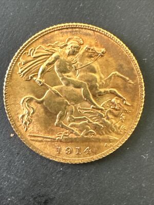 Great Britain 1914 ½ Sovereign Half Sovereign King George V