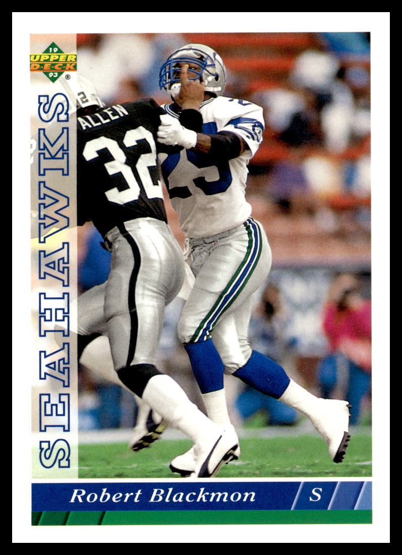 1993 Upper Deck #246 Robert Blackmon Seattle Seahawks Football Card
