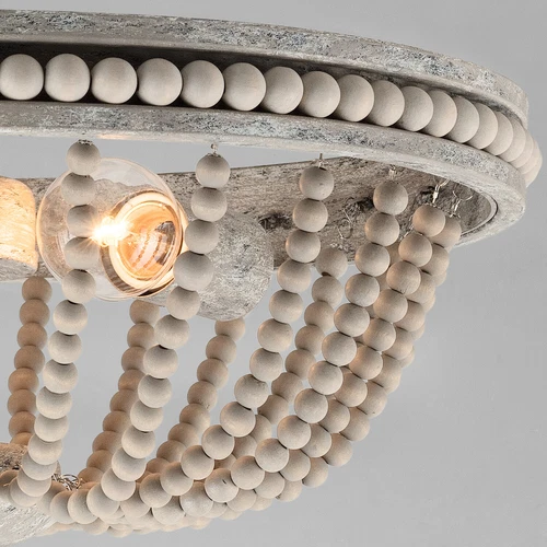 Kayla 2 Light 16 inch Mystic Sand Semi-Flush Mount Ceiling Light - 229521MS - Picture 3 of 4