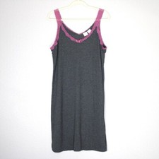Gilligan Omalley Knit Cami Nightgown Slip Dress Small Sleepwear Lounge Coquette