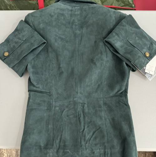Jacket Guess By Marciano Influential Suede Blazer Size 2 - Picture 3 of 6