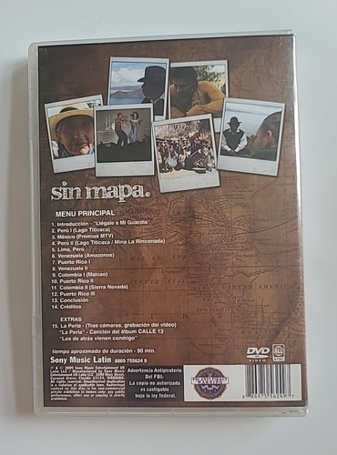CALLE 13 El CD y DOCUMENTAL sin mapa NARRACIÓN René Pérez MÚSICA PR Perú México - Picture 21 of 24
