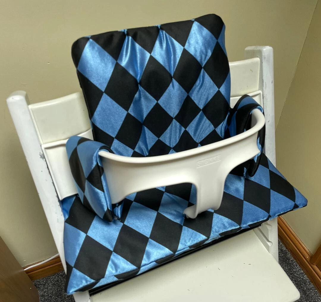 Cushion to fit Stokke Tripp Trapp Highchair with babysset, Diamonds