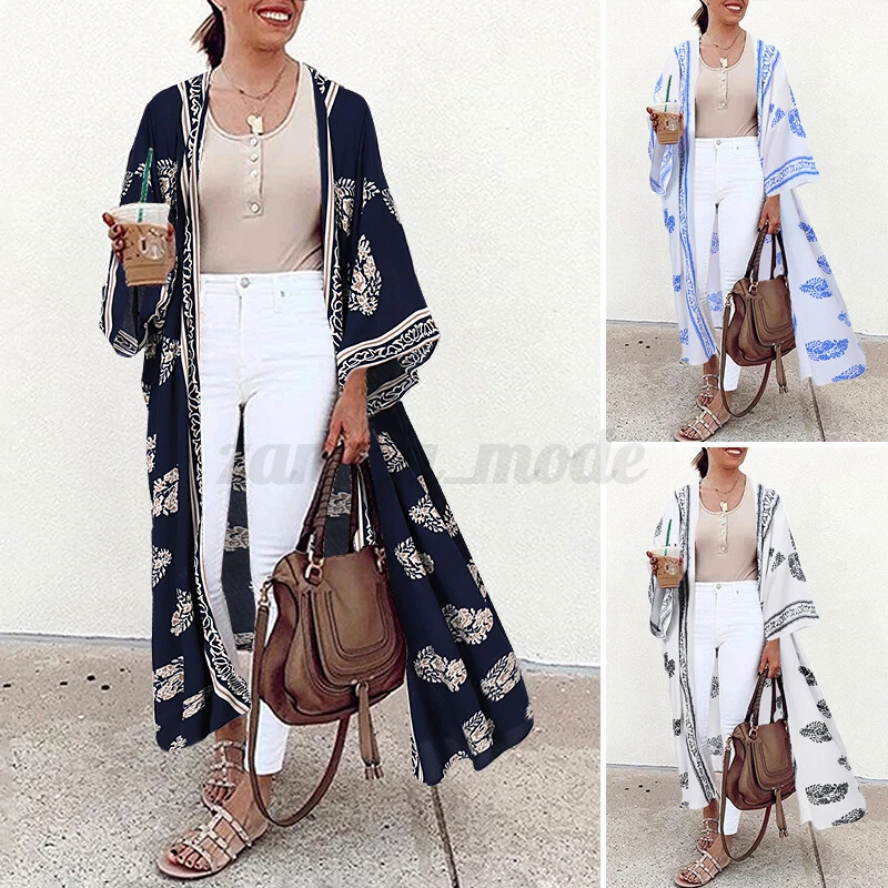 Maxi length cheap kimono