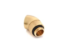 Bitspower G1/4" True Brass Rotary 45-Degree IG1/4" Extender