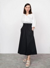 The Assembly Line Sewing Pattern Elastic Waist Maxi Skirt Women XS-L