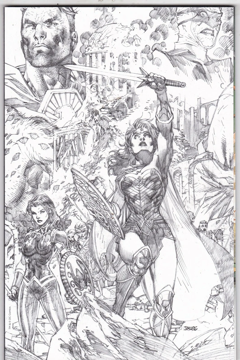 Wonder Woman Sketch Jim Lee