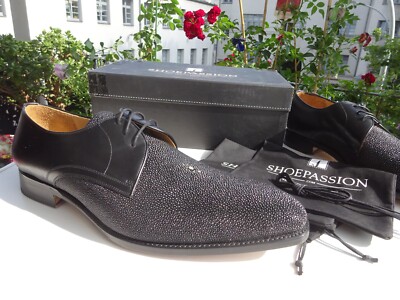 SHOEPASSION 420 GOODYEAR He Schuhe Rochenleder Leder Rendenbach Gr.48(UK14) Neuw