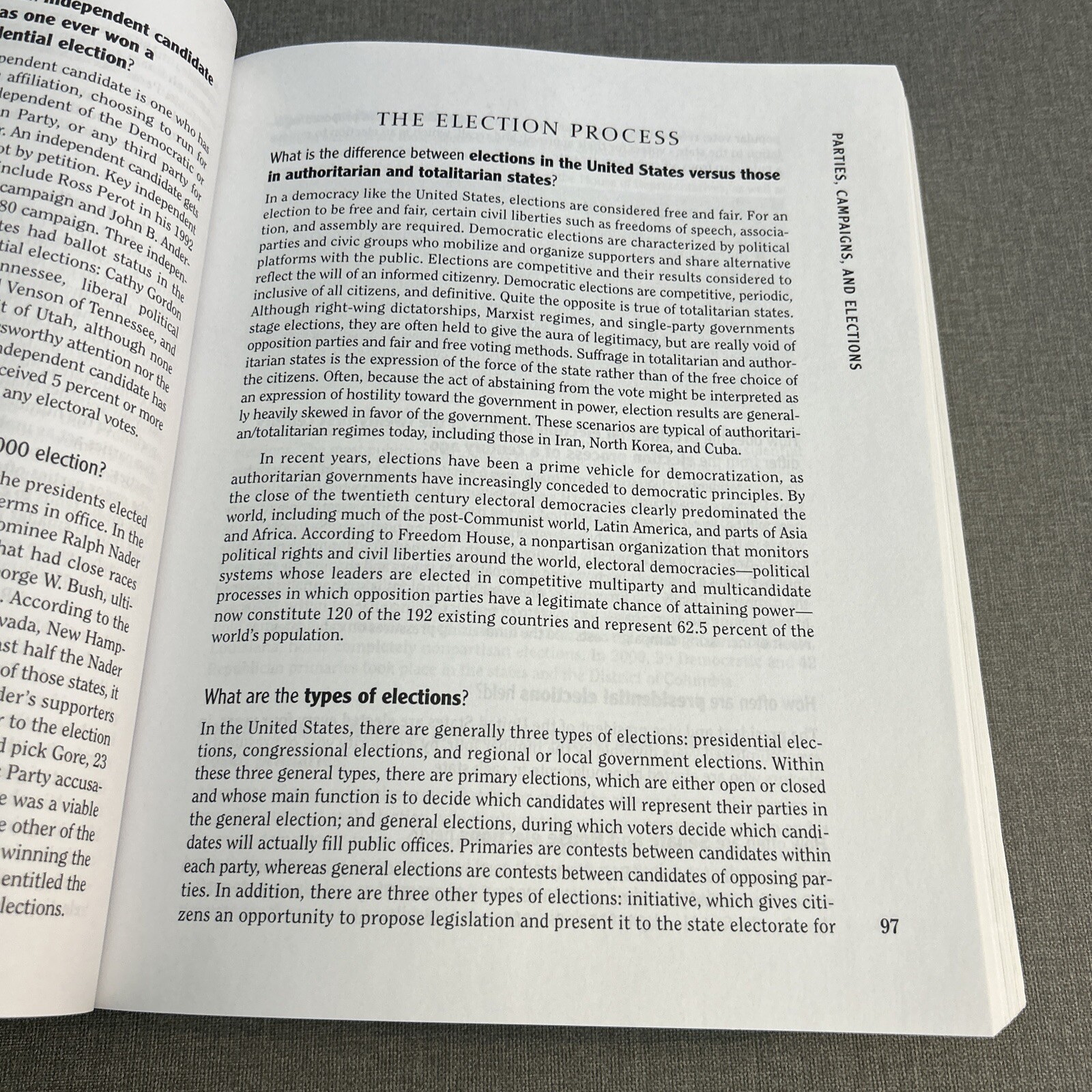 The Handy Politics Answer Book By Gina Misiroglu 2003 Trade Paperback Book